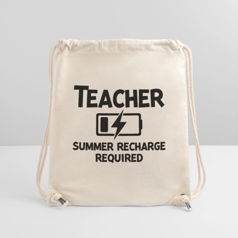 Lehrer-Sommer-Aufladung erforderlich Stanley/Stella recycelter Gym Bag