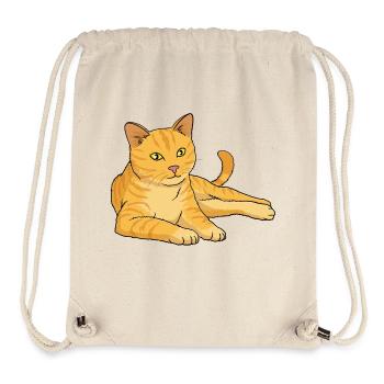 Cat Ginger - Stanley/Stella Recycled Gym Bag - natural - Front