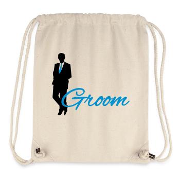Groom - Stanley/Stella recycelter Gym Bag - Naturweiß - Vorne
