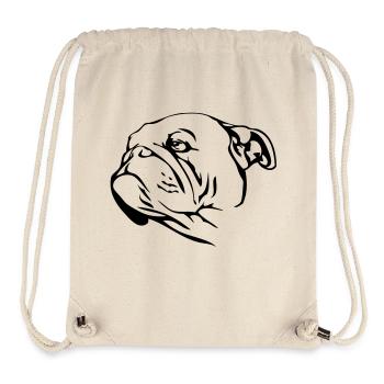 Bulldog - Stanley/Stella recycelter Gym Bag - Naturweiß - Vorne