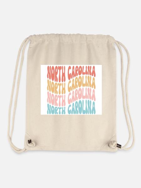 North Carolina - Stanley/Stella recycelter Gym Bag - Naturweiß
