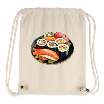 Sushiteller - Stanley/Stella recycelter Gym Bag - Naturweiß - Vorne