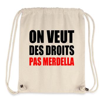 We want rights, not Merdella - Stanley/Stella Recycled Gym Bag - natural - Front