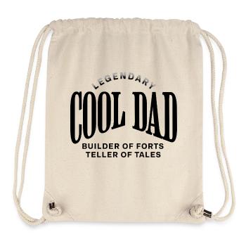 Cool Dad Teller of Tales, Legendary Dad Design - Stanley/Stella Recycled Gym Bag - natural - Front