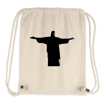jesus christ - Stanley/Stella recycelter Gym Bag - Naturweiß - Vorne