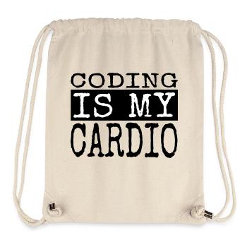 present idea fathersday backend developer sayings - Stanley/Stella Recycled Gym Bag - natural - Front