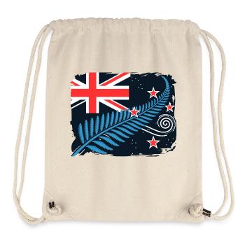 Neuseeland Aotearoa Kiwi 11 - Stanley/Stella recycelter Gym Bag - Naturweiß - Vorne