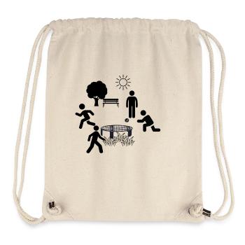 Spikeball - die Trendsportart - Stanley/Stella recycelter Gym Bag - Naturweiß - Vorne