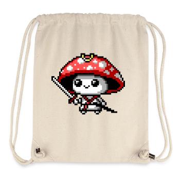 8bit Mushroom Samurai - Stanley/Stella Recycled Gym Bag - natural - Front