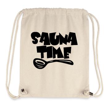 Sauna Wellness Spa - Stanley/Stella Recycled Gym Bag - natural - Front