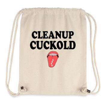 cuckold - Stanley/Stella recycelter Gym Bag - Naturweiß - Vorne