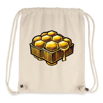 Honeycombs - Stanley/Stella Recycled Gym Bag - natural - Front