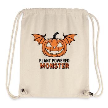 Plant Powered Monster – Halloween Kürbis - Stanley/Stella recycelter Gym Bag - Naturweiß - Vorne