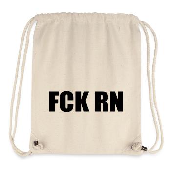 Fck rn - Stanley/Stella Recycled Gym Bag - natural - Front