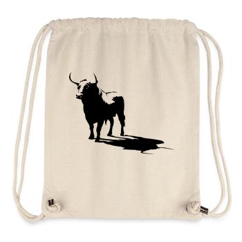 toro noir - Sac à cordon recyclé Stanley/Stella - blanc naturel - Devant