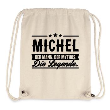 Man Myth Legend Michel - Stanley/Stella Recycled Gym Bag - natural - Front