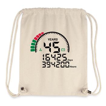 years 45 years anniversary meter - Stanley/Stella Recycled Gym Bag - natural - Front