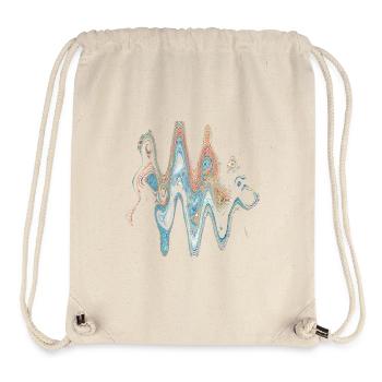 Design retro 20th - Stanley/Stella Recycled Gym Bag - natural - Front