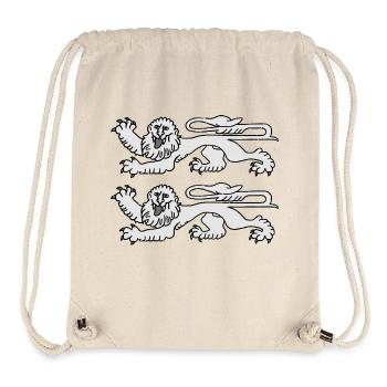 Normandy Lions GREY - Stanley/Stella Recycled Gym Bag - natural - Front