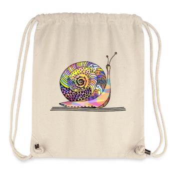 Schnecke - Stanley/Stella recycelter Gym Bag - Naturweiß - Vorne