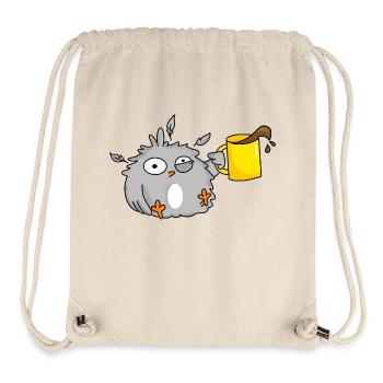 Der frühe Vogel - Stanley/Stella recycelter Gym Bag - Naturweiß - Vorne