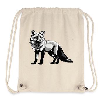 Fuchs - Cute Animal Design - Stanley/Stella recycelter Gym Bag - Naturweiß - Vorne