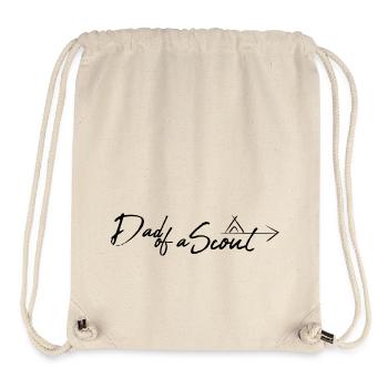 Dad Scout Schwarz - Stanley/Stella recycelter Gym Bag - Naturweiß - Vorne