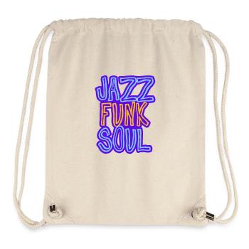 Jazz, Funk, Soul - Stanley/Stella Recycled Gym Bag - natural - Front