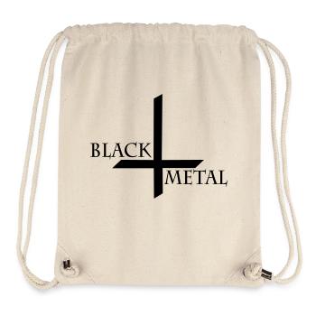 Black Metal - Stanley/Stella recycelter Gym Bag - Naturweiß - Vorne