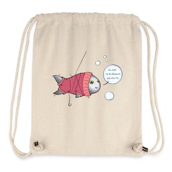 Turtleneck April Fool's Day - Stanley/Stella Recycled Gym Bag - natural - Front