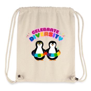 Celebrate Diversity - Stanley/Stella recycelter Gym Bag - Naturweiß - Vorne