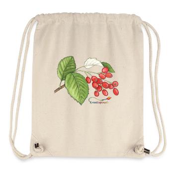 Whiteberry (Sorbus aria) - Stanley/Stella Recycled Gym Bag - natural - Front