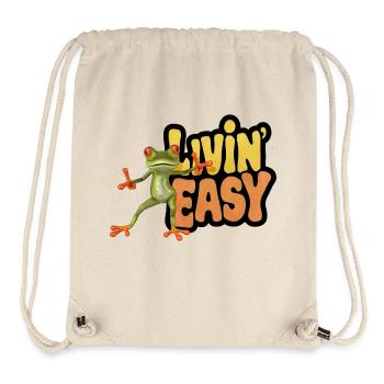 Leicht leben - Stanley/Stella recycelter Gym Bag - Naturweiß - Vorne