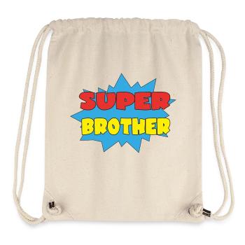SUPER BROTHER - Sac à cordon recyclé Stanley/Stella - blanc naturel - Devant