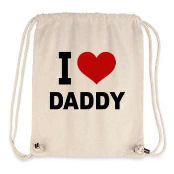 I love Daddy - Stanley/Stella Recycled Gym Bag - natural - Front