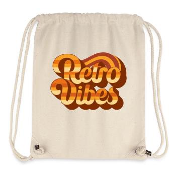 Retro Vibes - Stanley/Stella Recycled Gym Bag - natural - Front