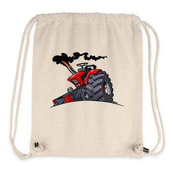 1294 DRAWSMALL RUS ROUGE - Sac à cordon recyclé Stanley/Stella - blanc naturel - Devant