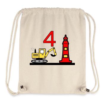 Excavator - Stanley/Stella Recycled Gym Bag - natural - Front