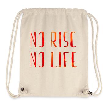 no risc no life - Stanley/Stella recycelter Gym Bag - Naturweiß - Vorne