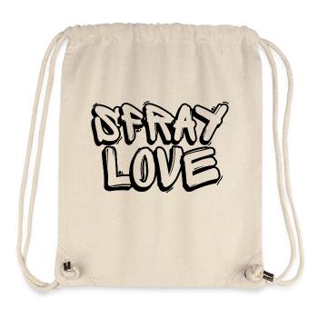 Spray Love - Stanley/Stella recycelter Gym Bag - Naturweiß - Vorne