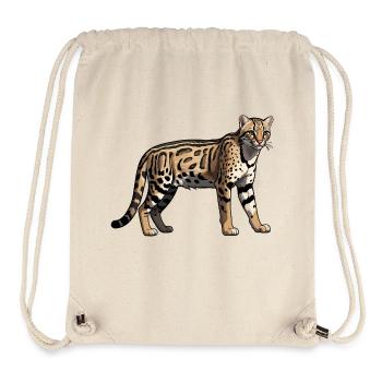 Cheetah - Cute Wildcat Motifs - Stanley/Stella Recycled Gym Bag - natural - Front