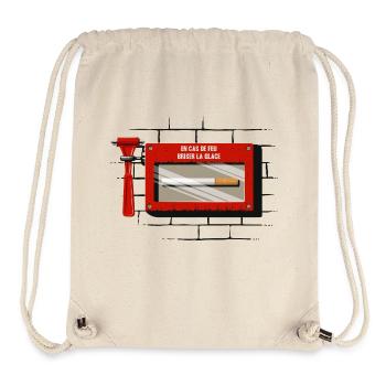 Not-Zigaretten-Box - Stanley/Stella recycelter Gym Bag - Naturweiß - Vorne