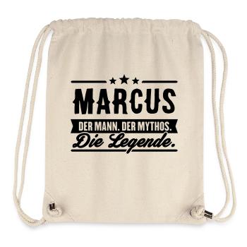 Man Myth Legend Marcus - Stanley/Stella Recycled Gym Bag - natural - Front