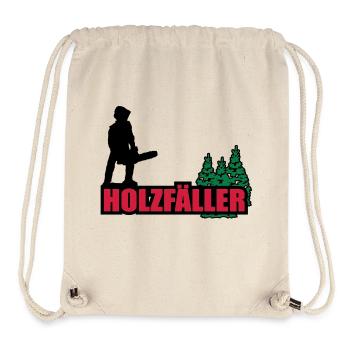 holzfäller - Stanley/Stella recycelter Gym Bag - Naturweiß - Vorne