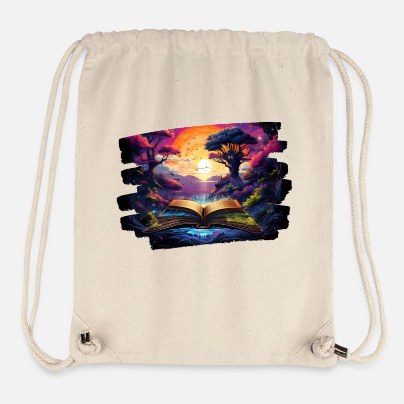 Light of Imagination - Stanley/Stella recycelter Gym Bag - Naturweiß