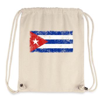 Cuba Vintage - Sac à cordon recyclé Stanley/Stella - blanc naturel - Devant