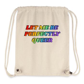 Lass mich vollkommen queer sein - Stanley/Stella recycelter Gym Bag - Naturweiß - Vorne