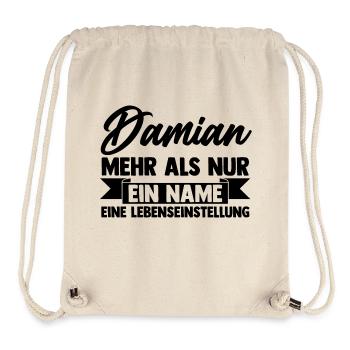 First name Damian - Stanley/Stella Recycled Gym Bag - natural - Front