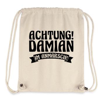 First name Damian - Stanley/Stella Recycled Gym Bag - natural - Front