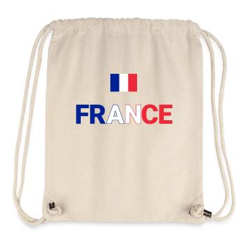 FRANKREICH - Stanley/Stella recycelter Gym Bag - Naturweiß - Vorne
